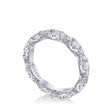 Marquise Shape Design Detail Wedding Band