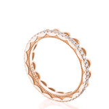 Crescent Crown Ring with Diamond