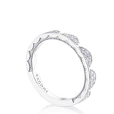 Crescent Crown Ring with Diamond