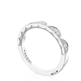 Crescent Crown Ring with Diamond