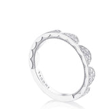 Crescent Crown Ring with Diamond