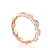 Crescent Crown Ring with Diamond