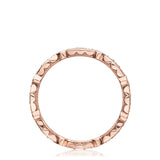 Marquise and Round Design Wedding Band