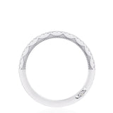 Crescent Crown Ring with Diamond