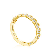 Crescent Crown Ring with Diamond