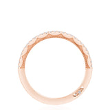 Crescent Crown Ring with Diamond