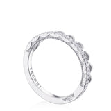 Crescent Crown Ring with Diamond