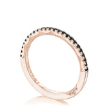 String of Black Diamonds Ring