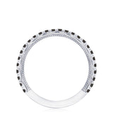 String of Black Diamonds Ring