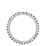 String of Black Diamonds Ring