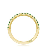 String of Emeralds Ring