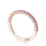 String of Pink Sapphires Ring