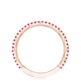 String of Pink Sapphires Ring