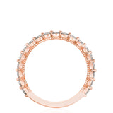 "Round Diamond Wedding Band, 2mm"