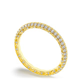 Knife Edge Wedding Band