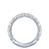 French Pavé Diamond Wedding Band