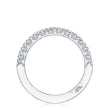 French Pavé Diamond Wedding Band - 1.5mm