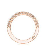 French Pavé Diamond Wedding Band - 1.5mm