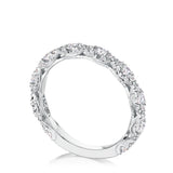 Marquise Shape Design Detail Wedding Band