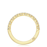 French Pavé Diamond Wedding Band - 2mm