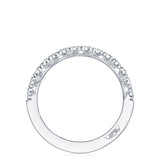 French Pavé Diamond Wedding Band - 2.5mm