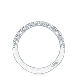 French Pavé Diamond Wedding Band - 2.5mm
