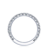 French Pavé Diamond Wedding Band - 2.5mm