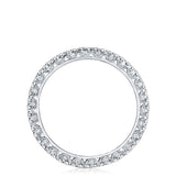 French Pavé Diamond Wedding Band - 1.5mm