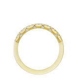 French Pavé Diamond Wedding Band