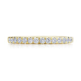 French Pavé Diamond Wedding Band