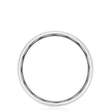 Classic Rounded in High Polish Finish Wedding Band