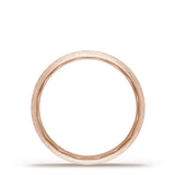 Classic Rounded in Brushed Finish Wedding Band