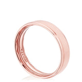 Classic Bevel Edge in Satin Finish Wedding Band