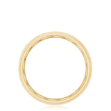 Channel Set Diamond in Satin Finish Wedding Band