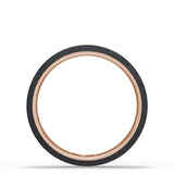 Titanium Two-Tone Flat Wedding Band - 4mm