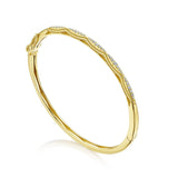 "Bangle, Single Row Diamond, 3mm"