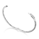 "Bangle, Single Row Diamond, 3mm"