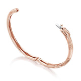 "Bangle, Pulse Milgrain, 5.5mm"