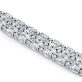 "Diamond Mosaic Bracelet, Pear & Marquise"
