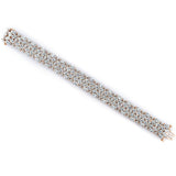 "Diamond Mosaic Bracelet, Pear & Marquise"