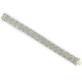 "Diamond Mosaic Bracelet, Pear & Marquise"