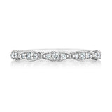 Marquise Design Wedding Band with Diamond