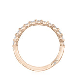 "Round Diamond Wedding Band, 2mm"