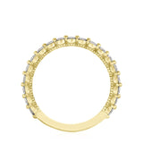 "Round Diamond Wedding Band, 2mm"