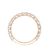 "Round Diamond Wedding Band, 2mm"