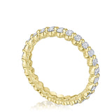 "Round Diamond Wedding Band, 2mm"