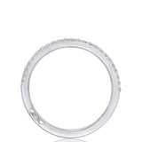 French Pavé Diamond Wedding Band - 1.5mm