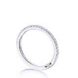 French Pavé Diamond Wedding Band - 1.5mm