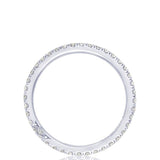 French Pavé Diamond Wedding Band - 1.5mm
