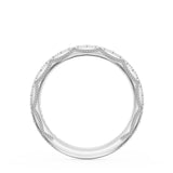 "French Pavé Diamond Wedding Band, 2.0mm"